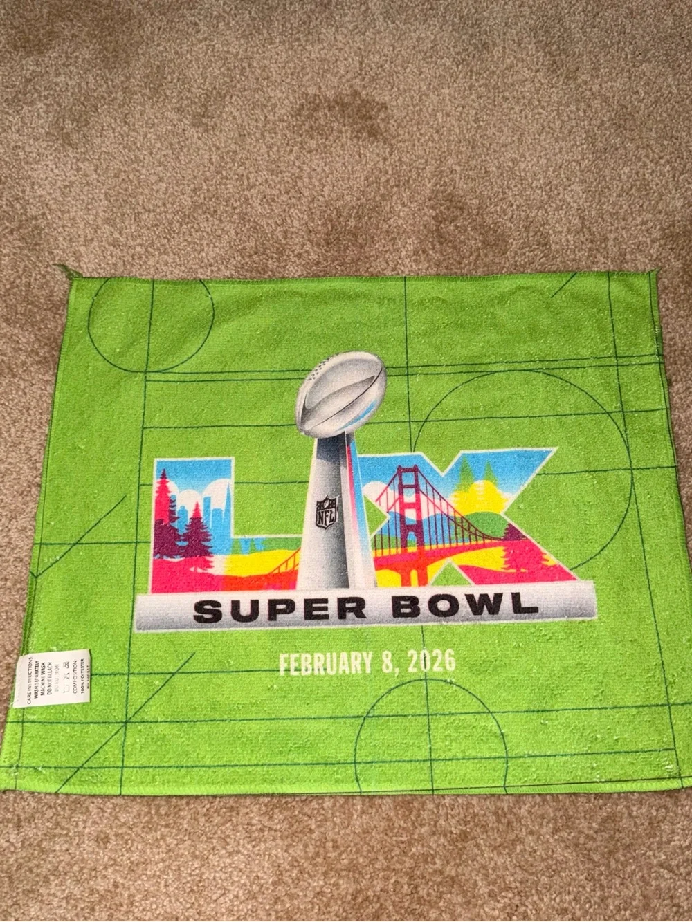 Seahawks Super Bowl lx rally towel